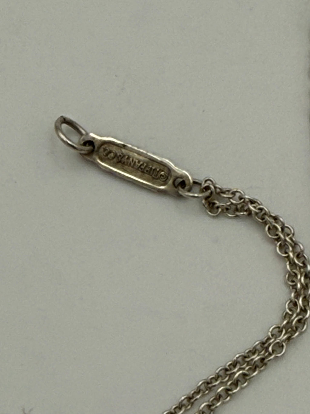 Tiffany & Co. TIFFANY & CO. Silver Bracelet with Double Chain