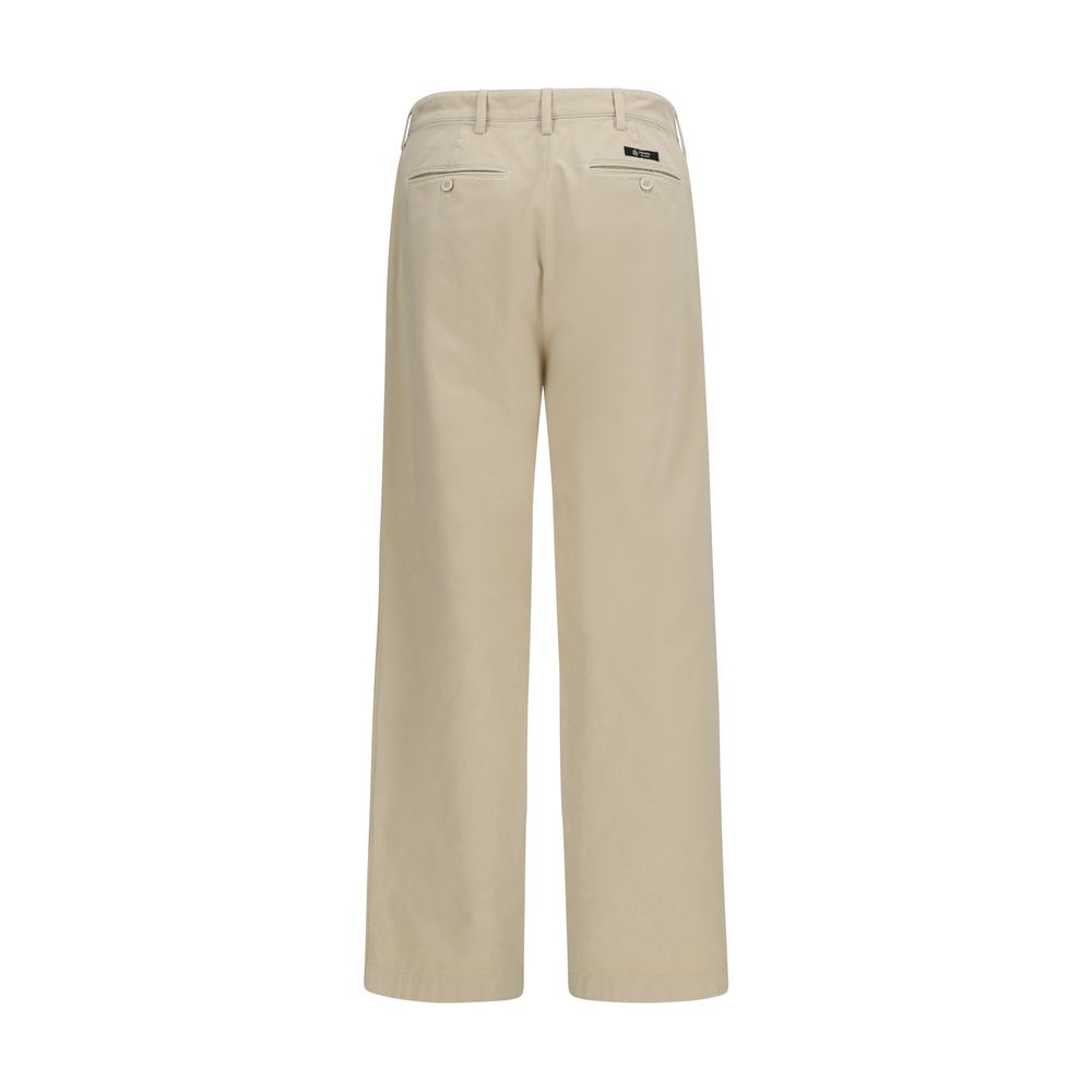 Prada Beige Cotton Casual Pants