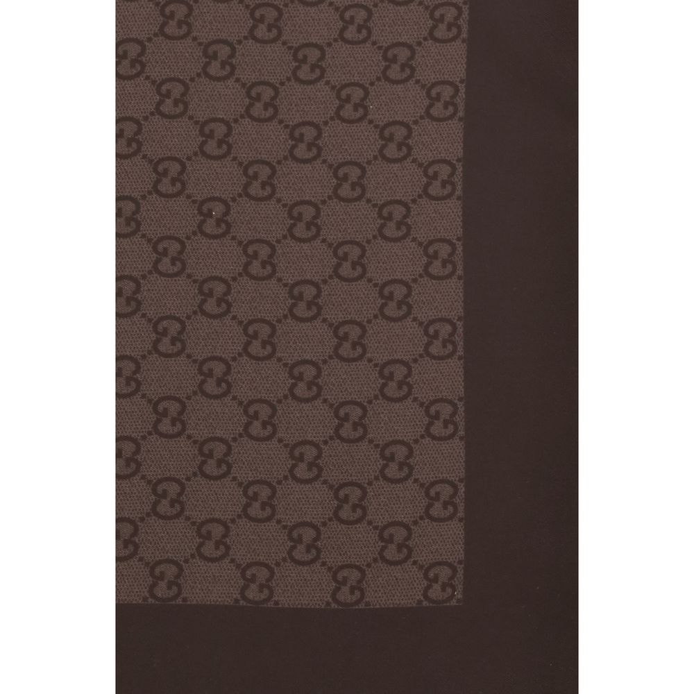 Gucci Brown Silk Foulard