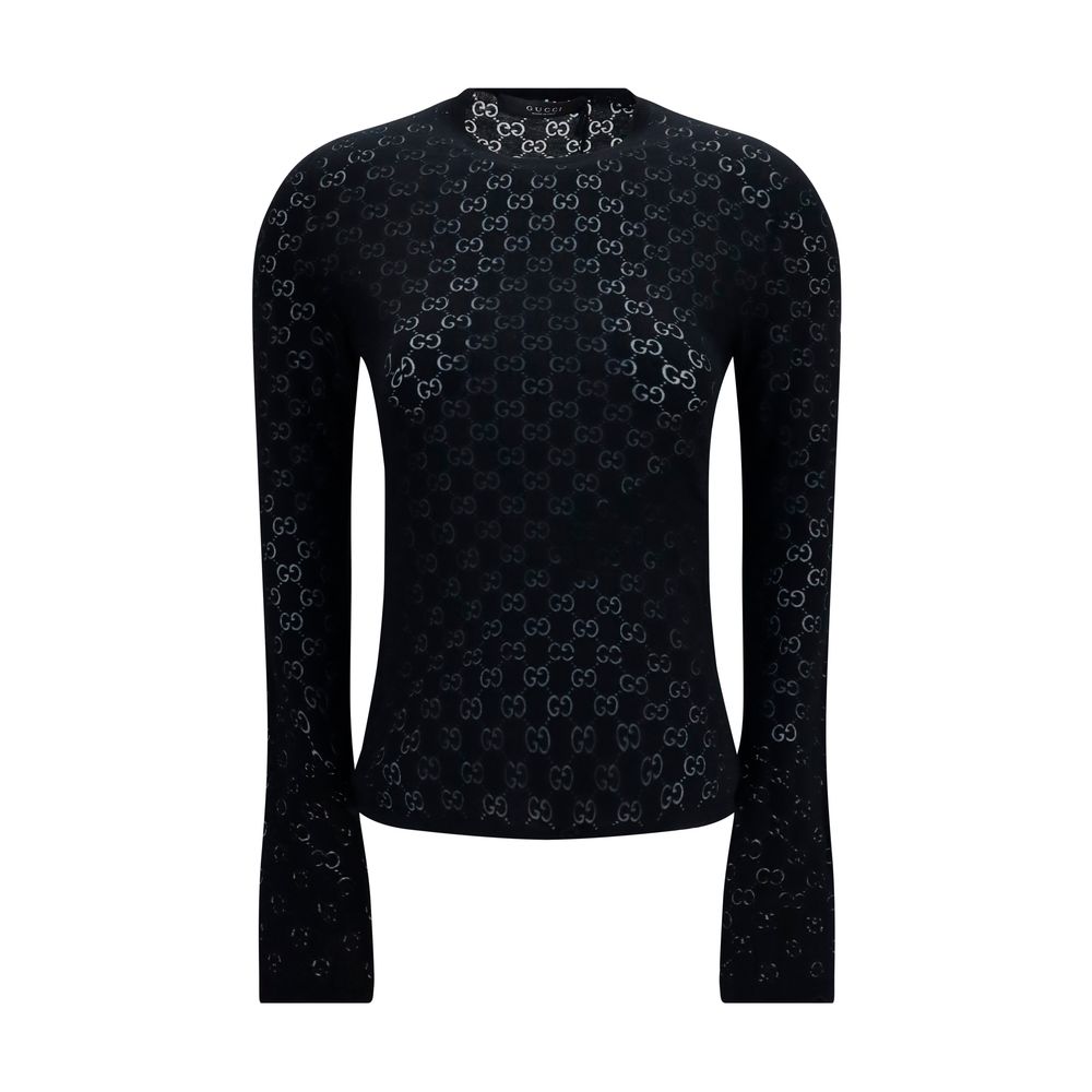 Gucci Black Cotton T-Shirt