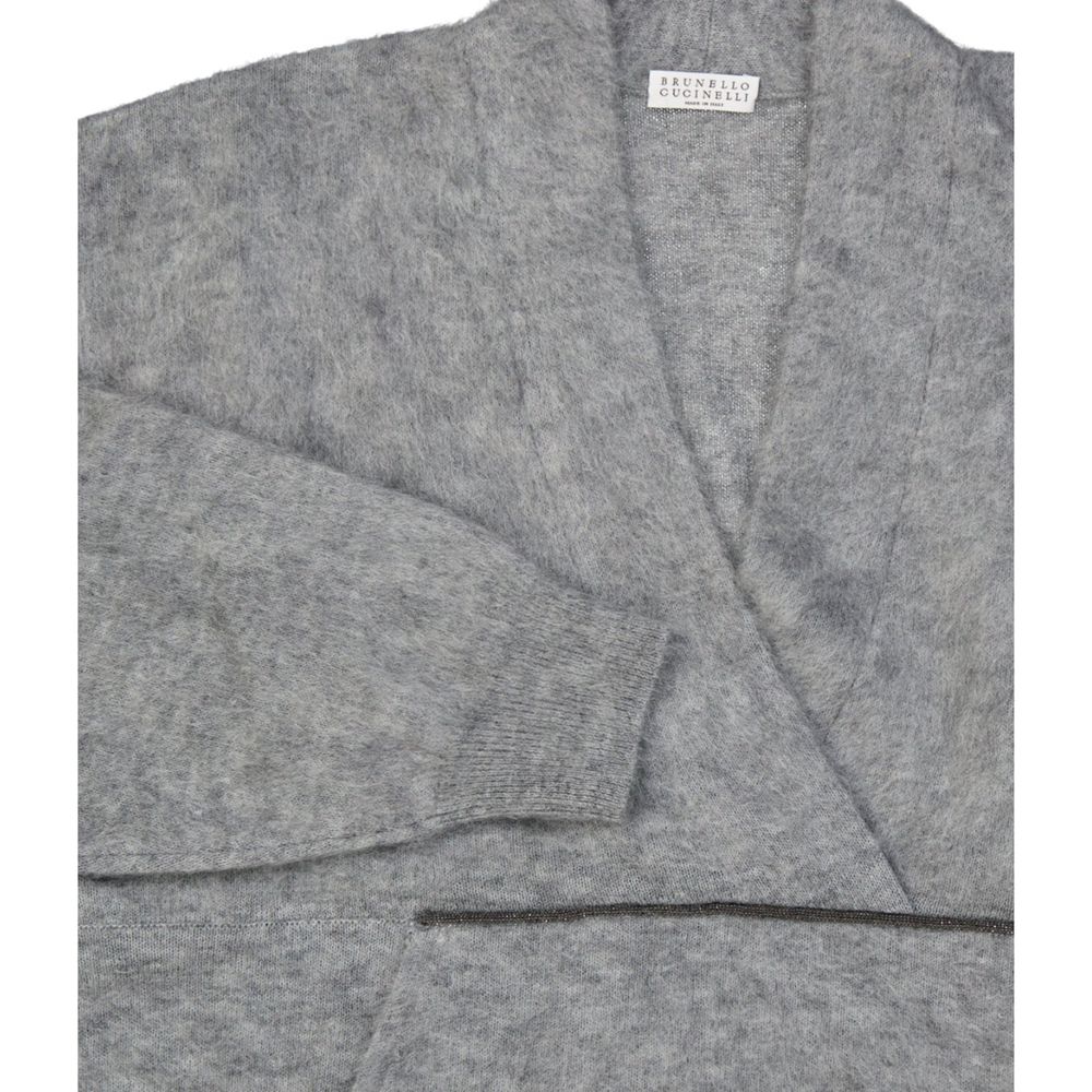 Brunello Cucinelli Gray Wool Sweatshirt