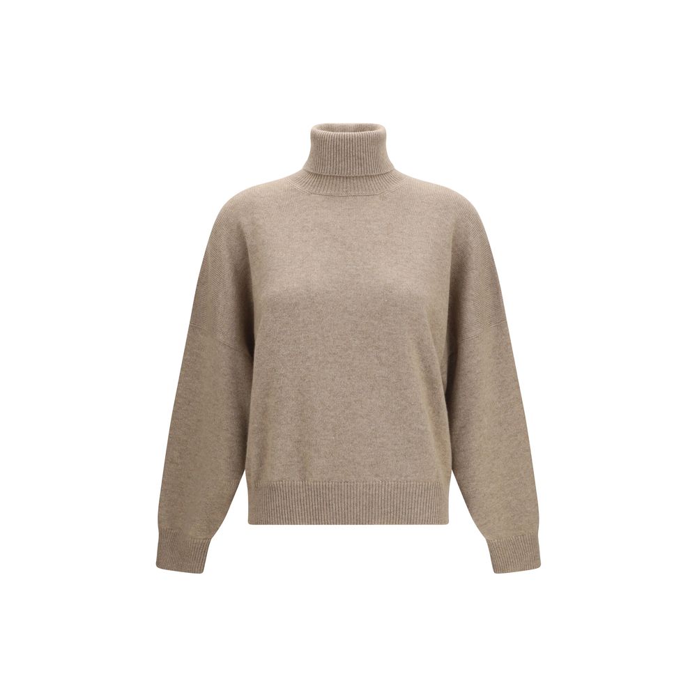 Brunello Cucinelli Brown Cashmere Turtleneck