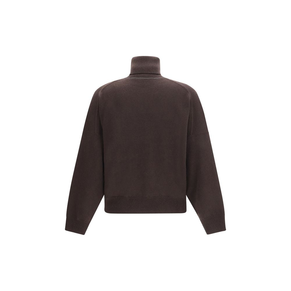 Brunello Cucinelli Brown Cashmere Turtleneck