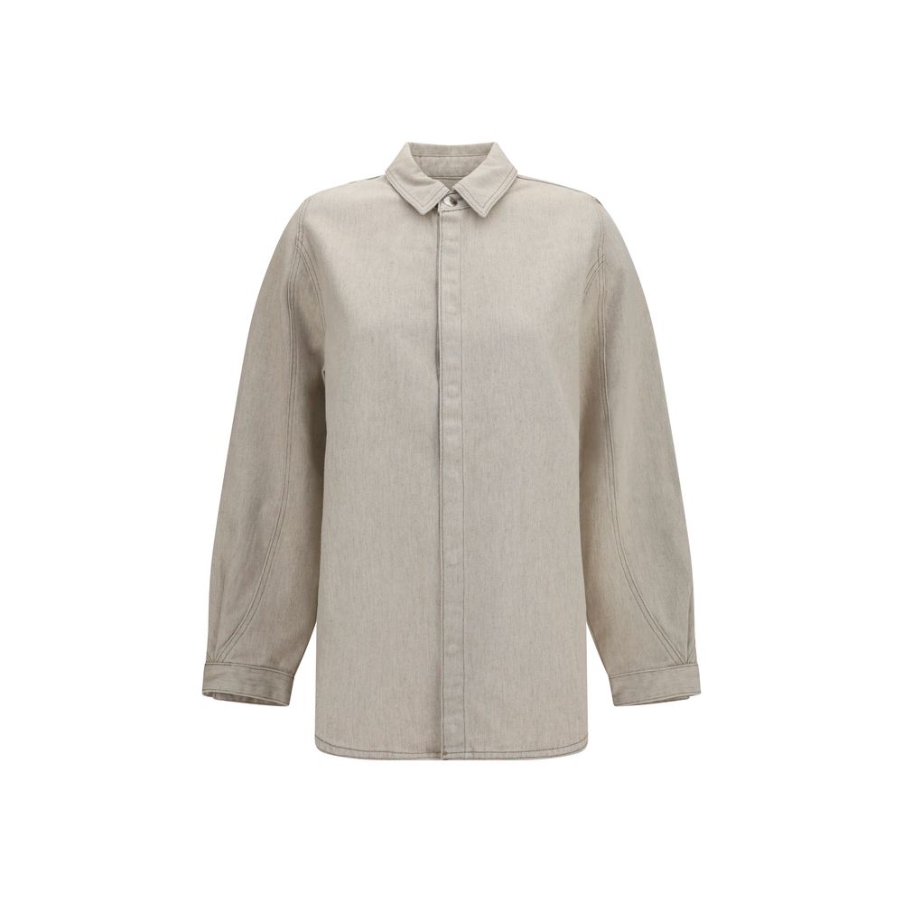 Jacquemus Beige Denim Shirt