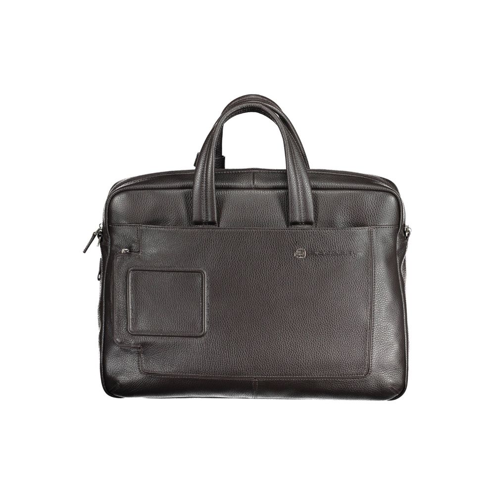 Piquadro Brown Leather Men's Bag