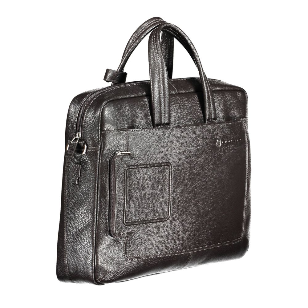 Piquadro Brown Leather Men's Bag
