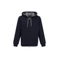 Brunello Cucinelli Blue Cotton Sweatshirt