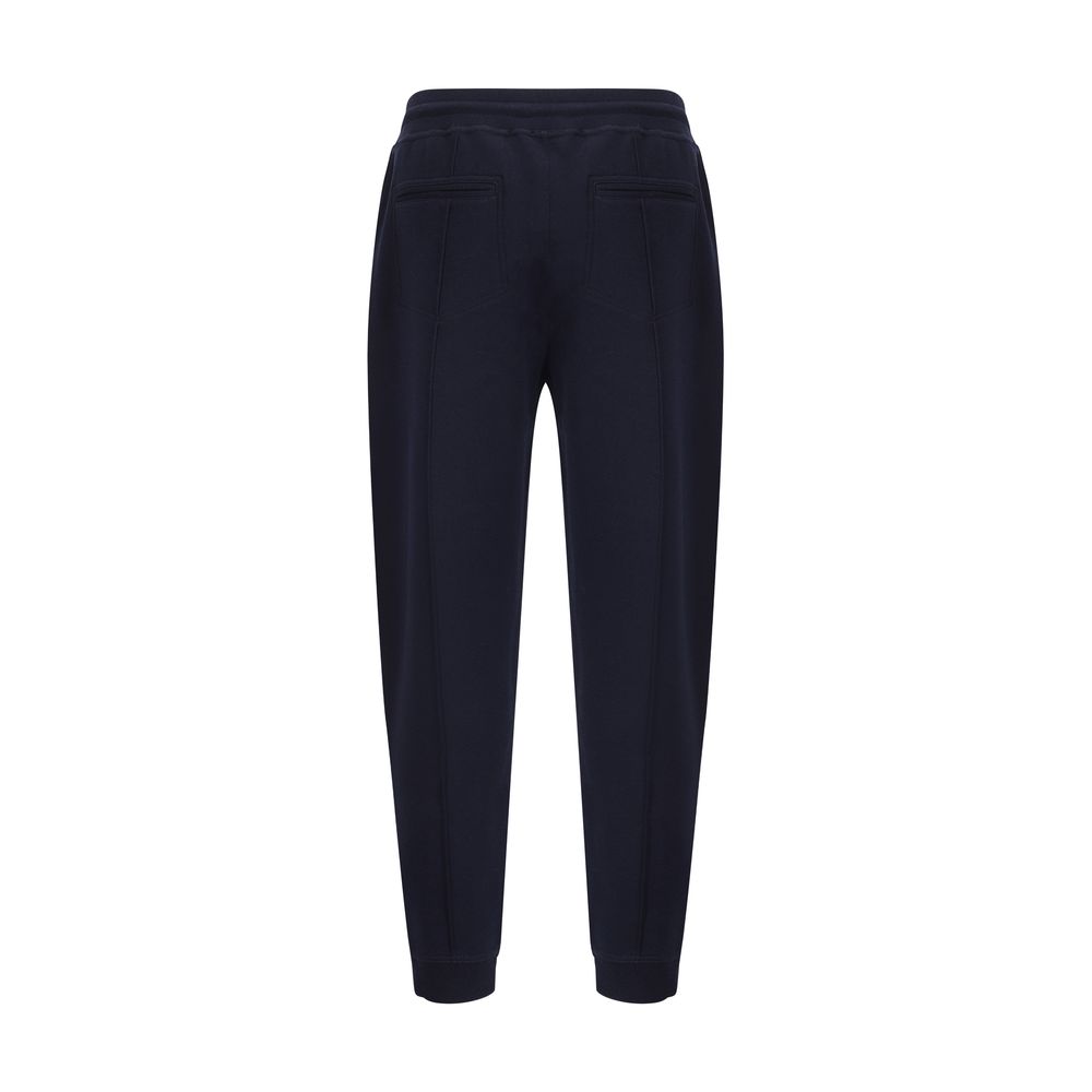 Brunello Cucinelli Blue Cotton Joggers (Workout Pants)