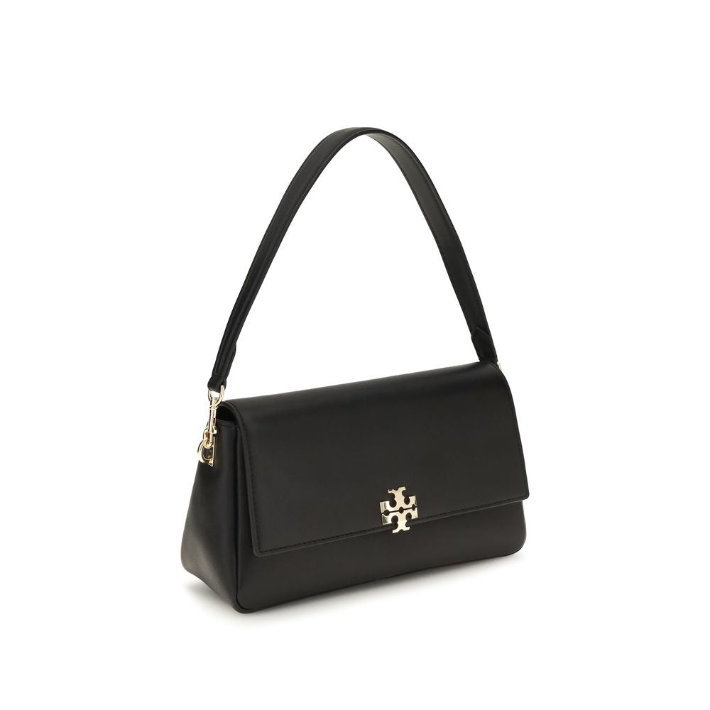 Tory Burch Black Calf Leather Bos Taurus Shoulder Bag Tory Burch
