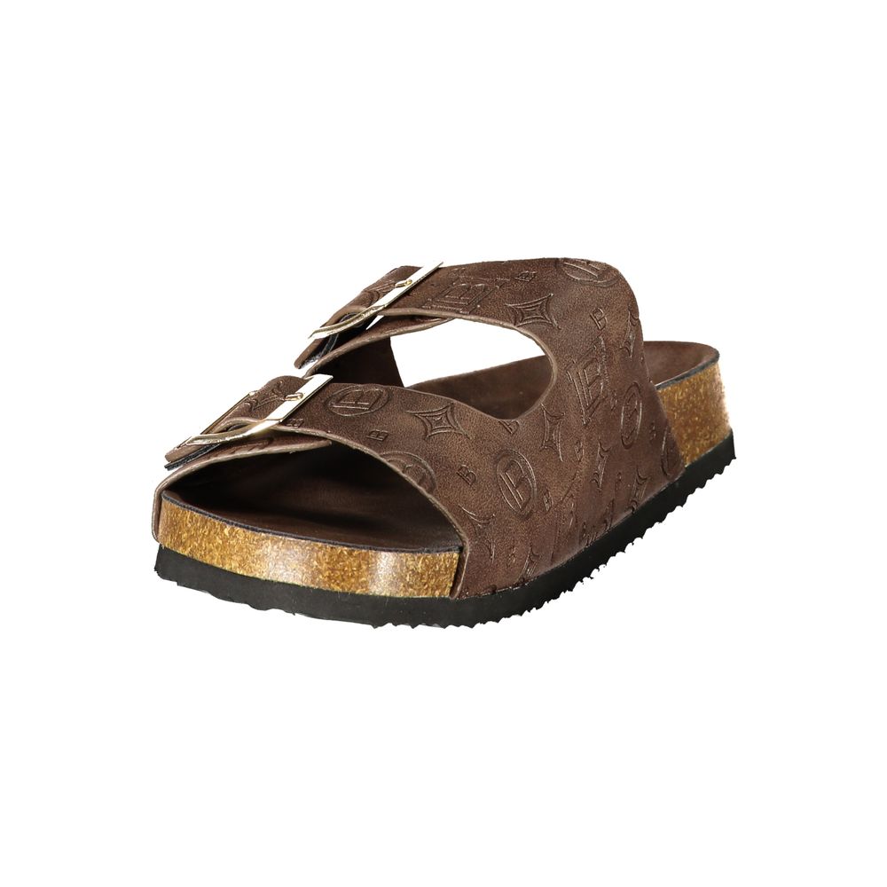 Laura Biagiotti Brown Polyurethane Women's Sandal