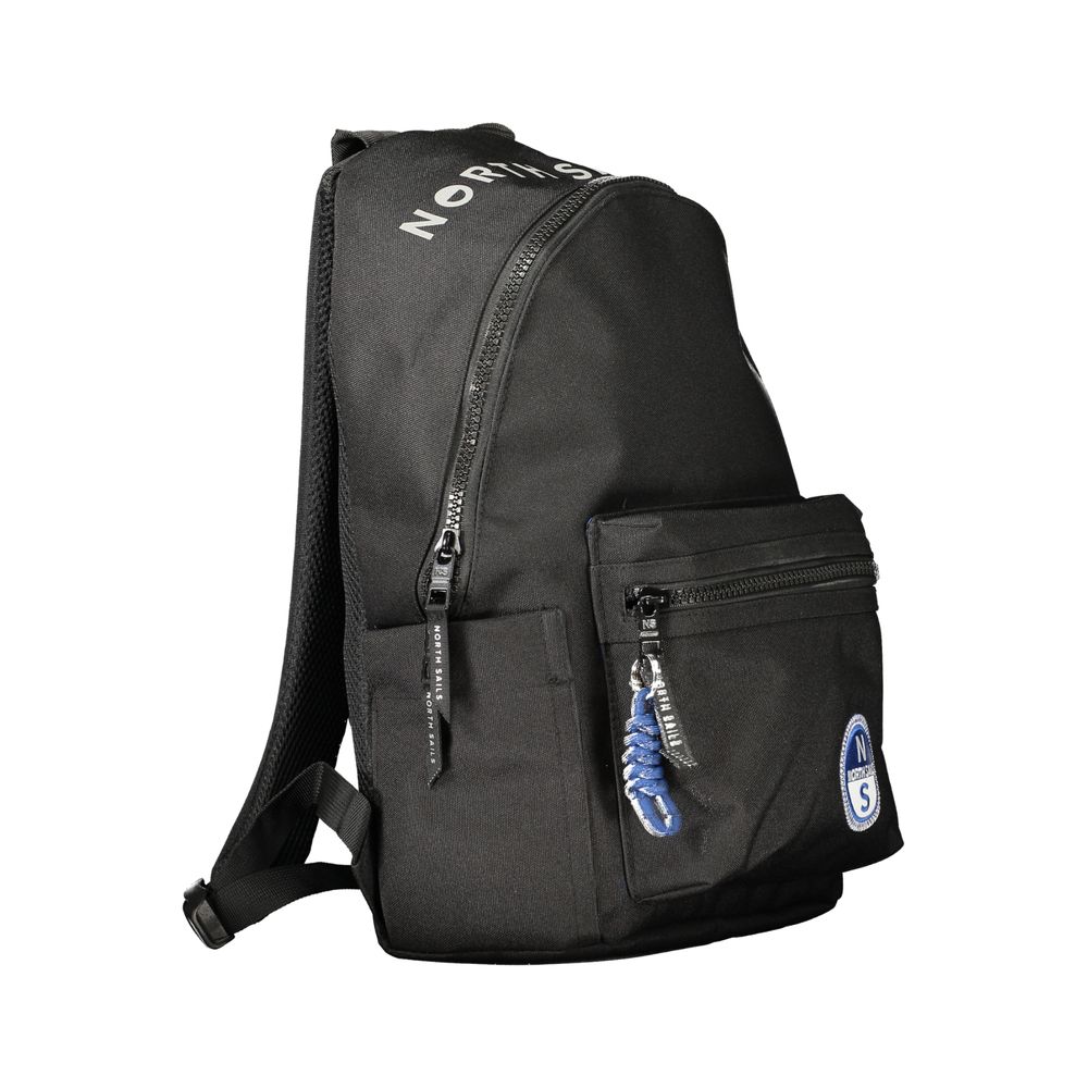 North Sails Nero Polyester Uomo Backpack with Versatile Design