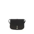 Tom Ford Black Calf Leather Bos Taurus Shoulder Bag