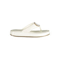 Laura Biagiotti White Polyurethane Women Sandal