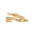 Laura Biagiotti Beige Polyurethane Women's Sandal Laura Biagiotti