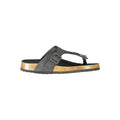 Laura Biagiotti Black Polyurethane Women's Sandal