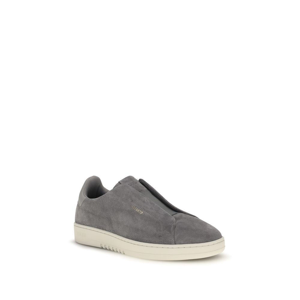 Axel Arigato Gray Calf Leather Bos Taurus Low Top Sneakers