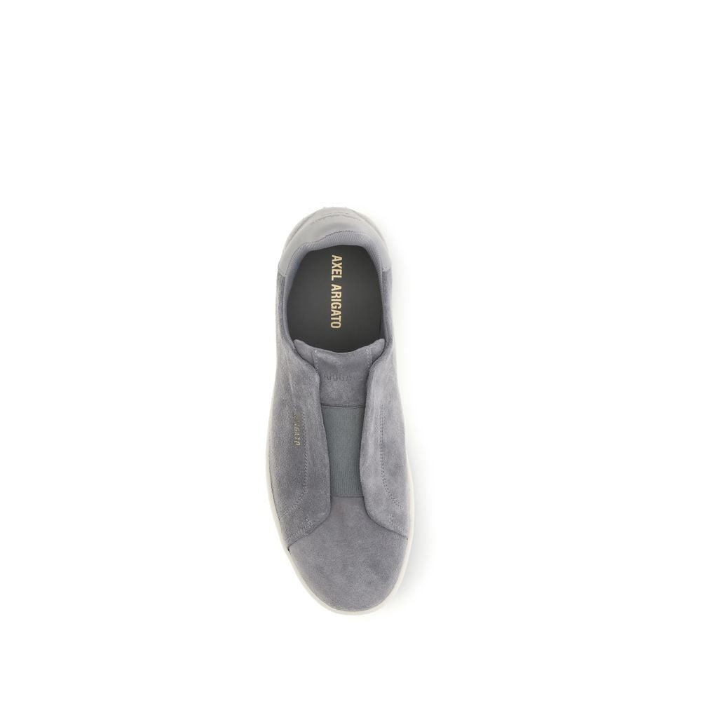 Axel Arigato Gray Calf Leather Bos Taurus Low Top Sneakers