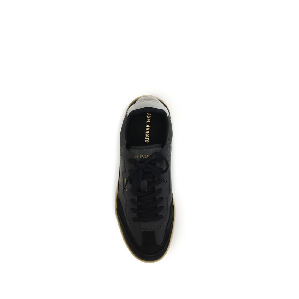 Axel Arigato Black Calf Leather Bos Taurus Low Top Sneakers