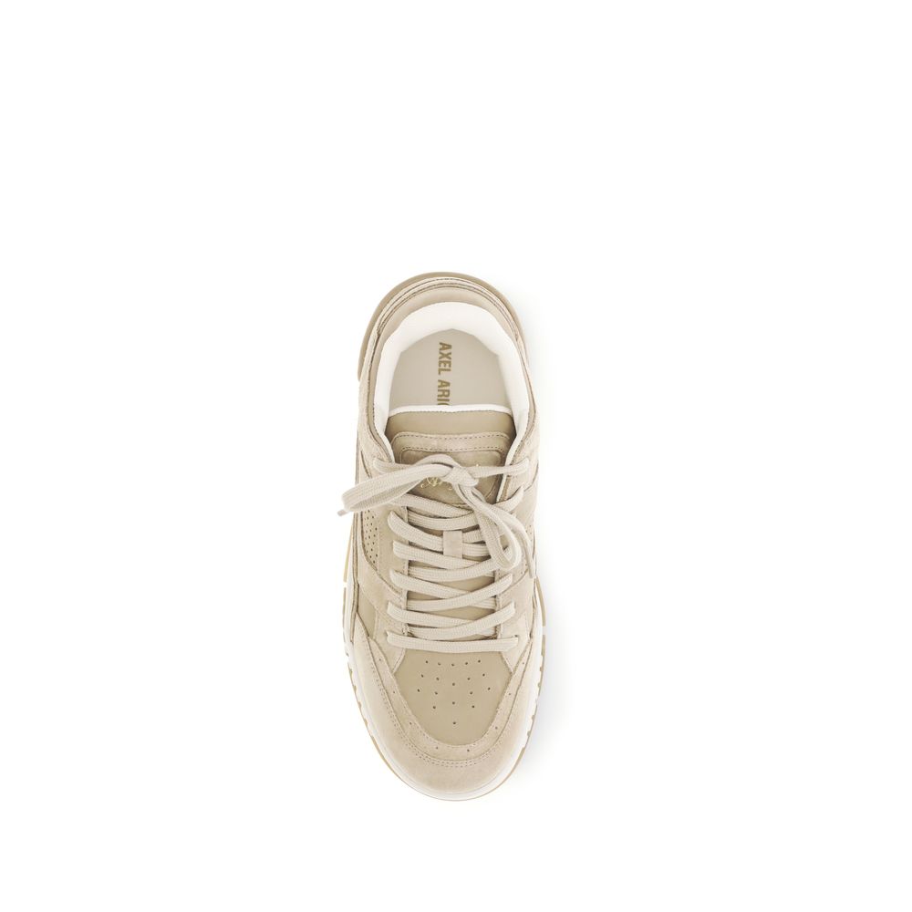 Axel Arigato Beige Calf Leather Bos Taurus Athletic Sneakers