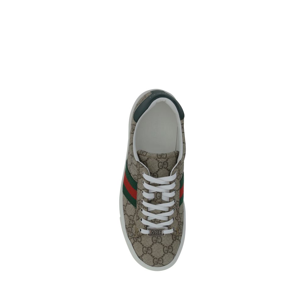 Gucci Multicolor Fabric Platform Sneakers