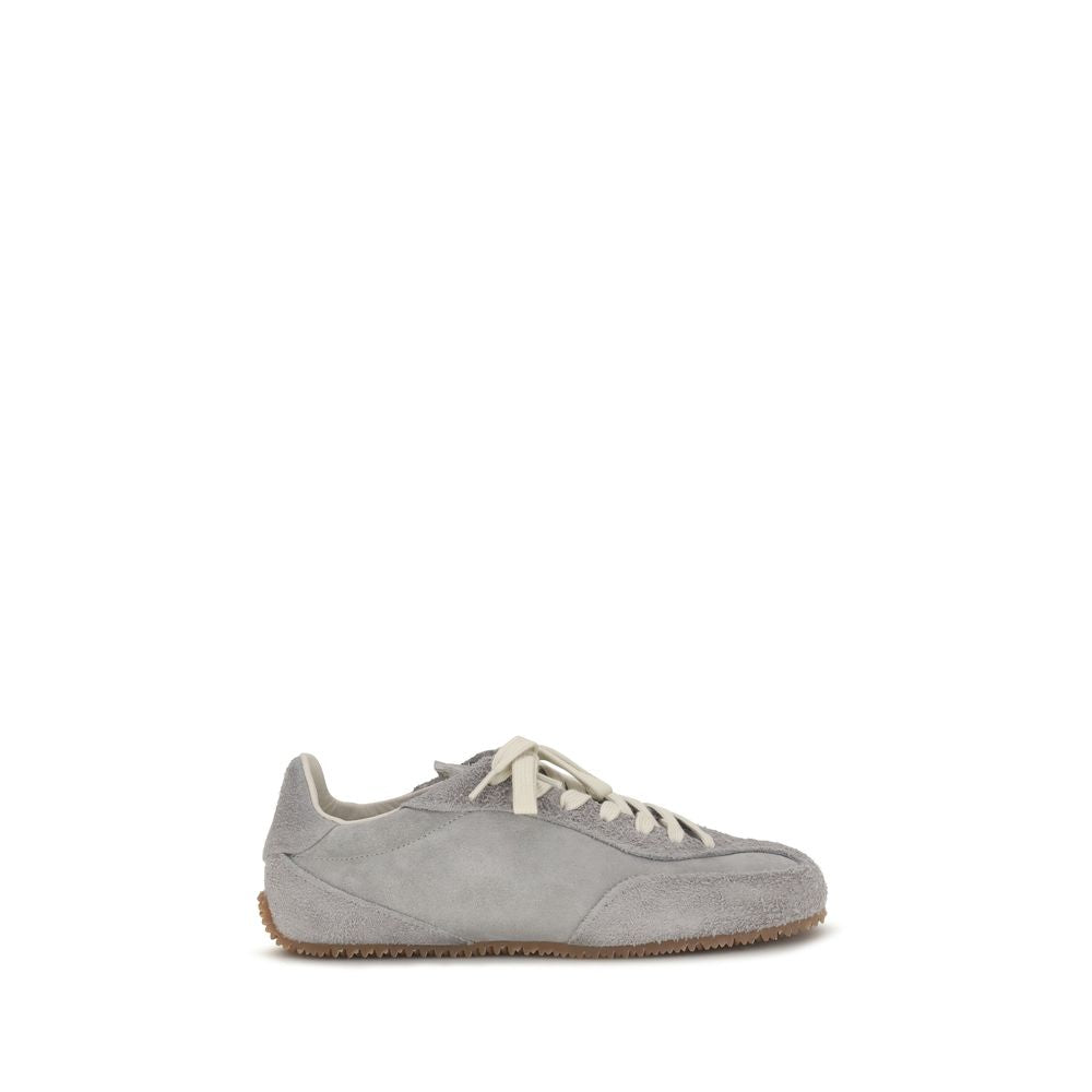 Axel Arigato Gray Calf Leather Bos Taurus Low Top Sneakers