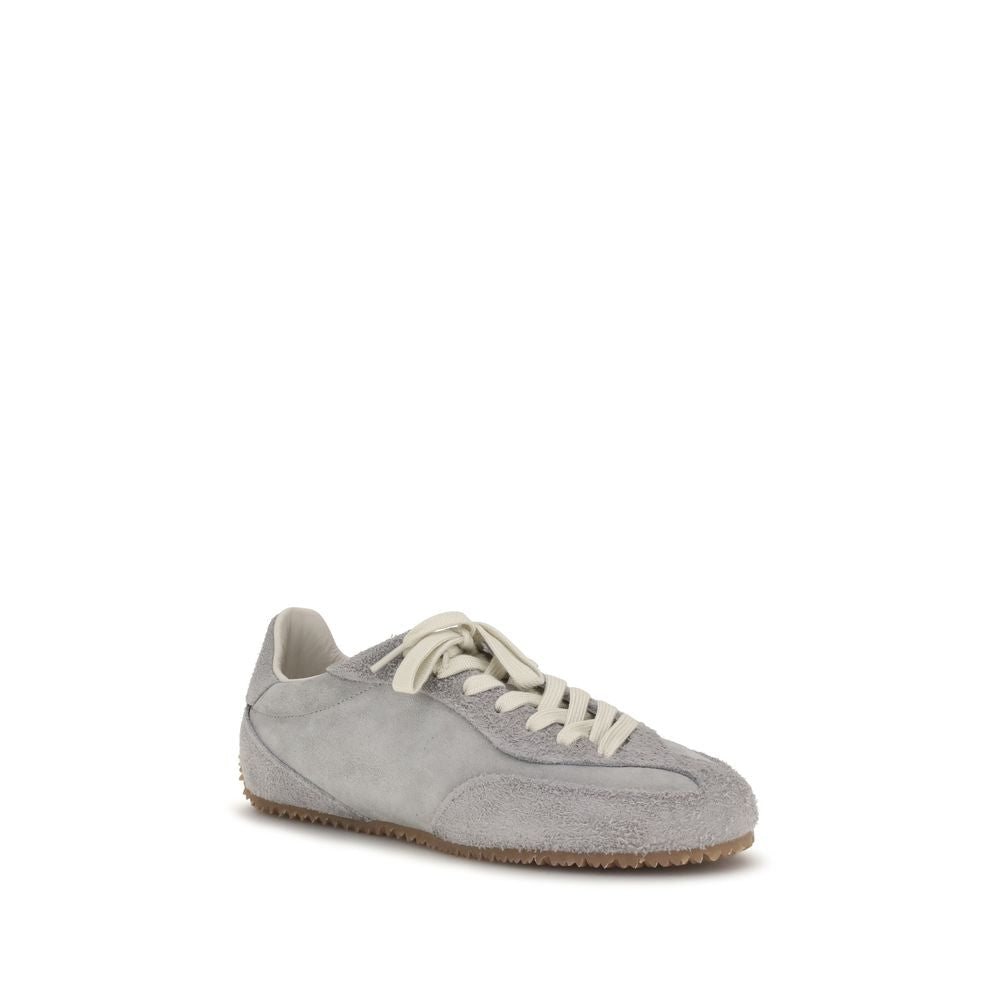 Axel Arigato Gray Calf Leather Bos Taurus Low Top Sneakers