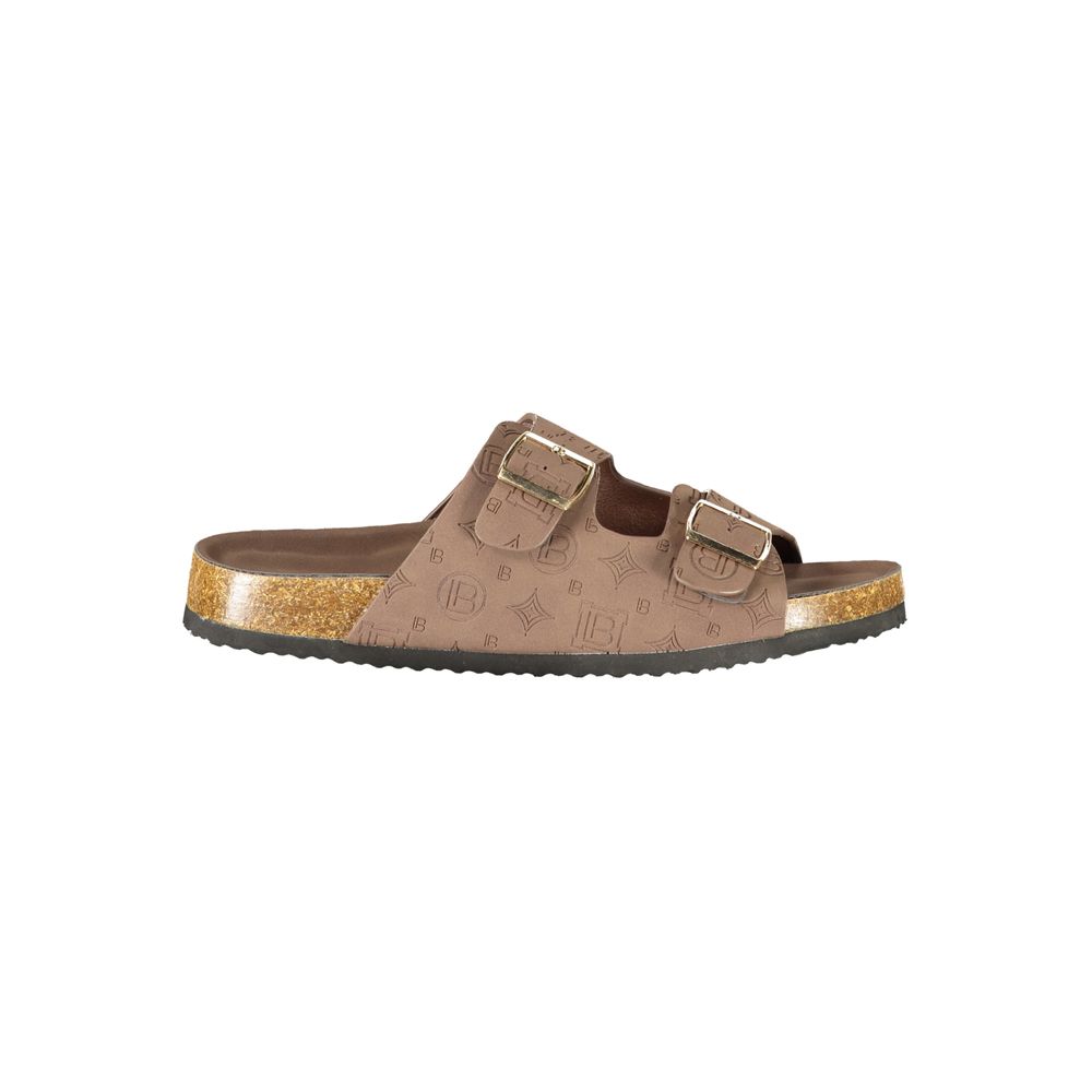Laura Biagiotti Brown Polyurethane Women's Sandal
