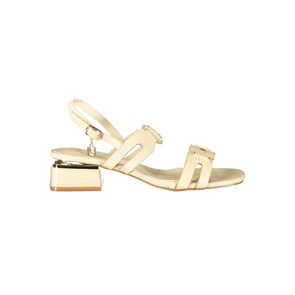 Laura Biagiotti Beige Poliuretano Women's Sandal