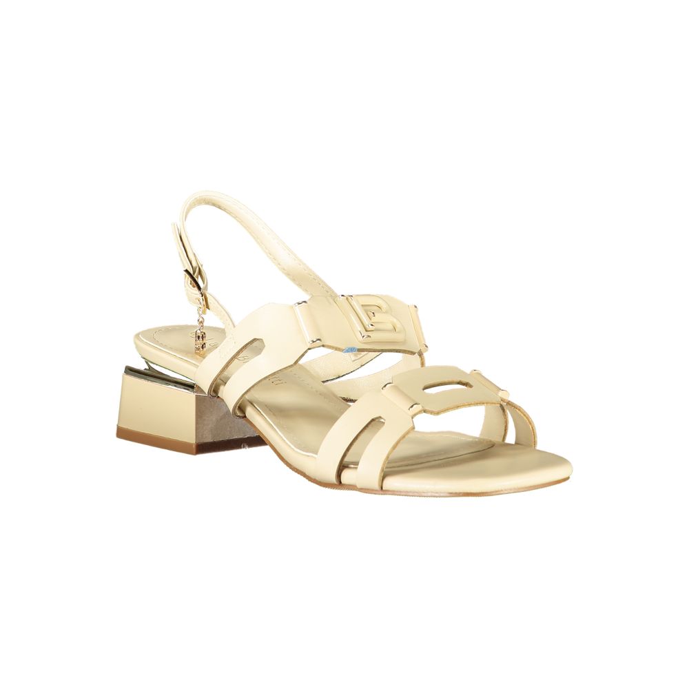 Laura Biagiotti Beige Poliuretano Women's Sandal