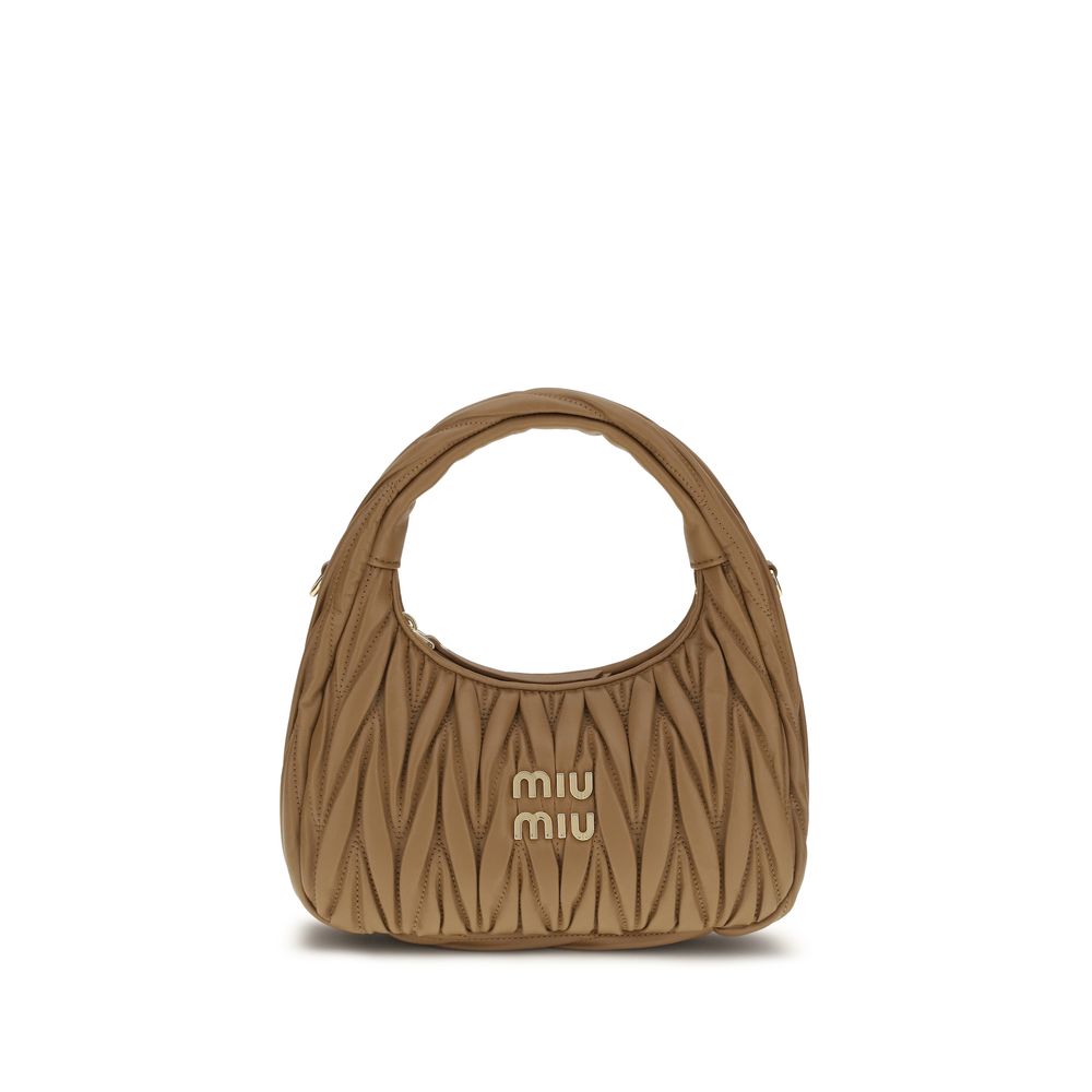 Miu Miu Beige Lamb Ovis Aries Aries Handbag