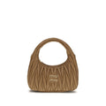Miu Miu Beige Lamb Ovis Aries Aries Handbag