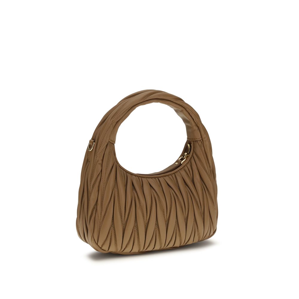 Miu Miu Beige Lamb Ovis Aries Aries Handbag