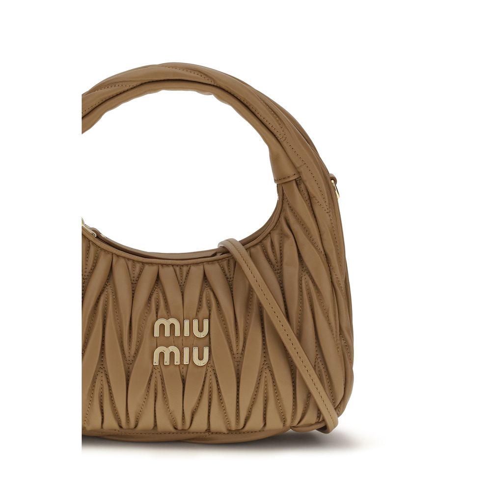 Miu Miu Beige Lamb Ovis Aries Aries Handbag