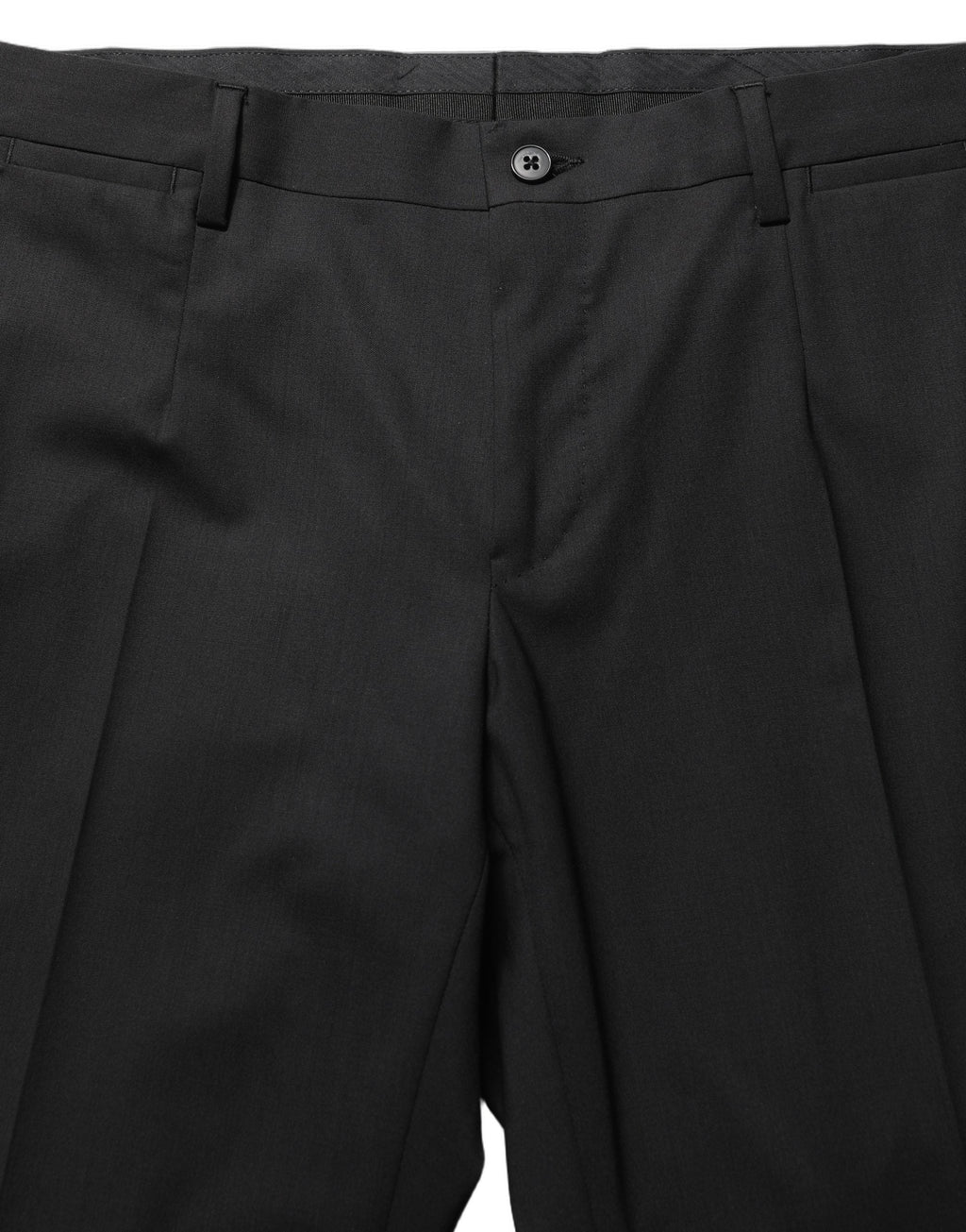Dolce & Gabbana Black Wool Skinny Leg Dress Men Trouser Pants