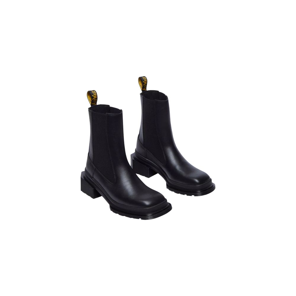 Dr. Martens Black Leather Ankle Boots