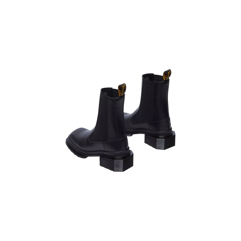 Dr. Martens Black Leather Ankle Boots