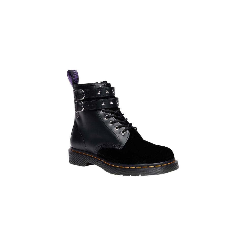 Dr. Martens Black Leather Lace-Up Boots