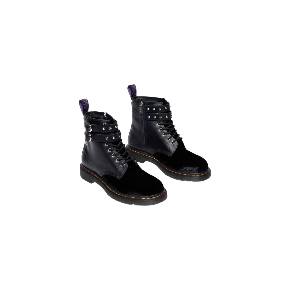 Dr. Martens Black Leather Lace-Up Boots
