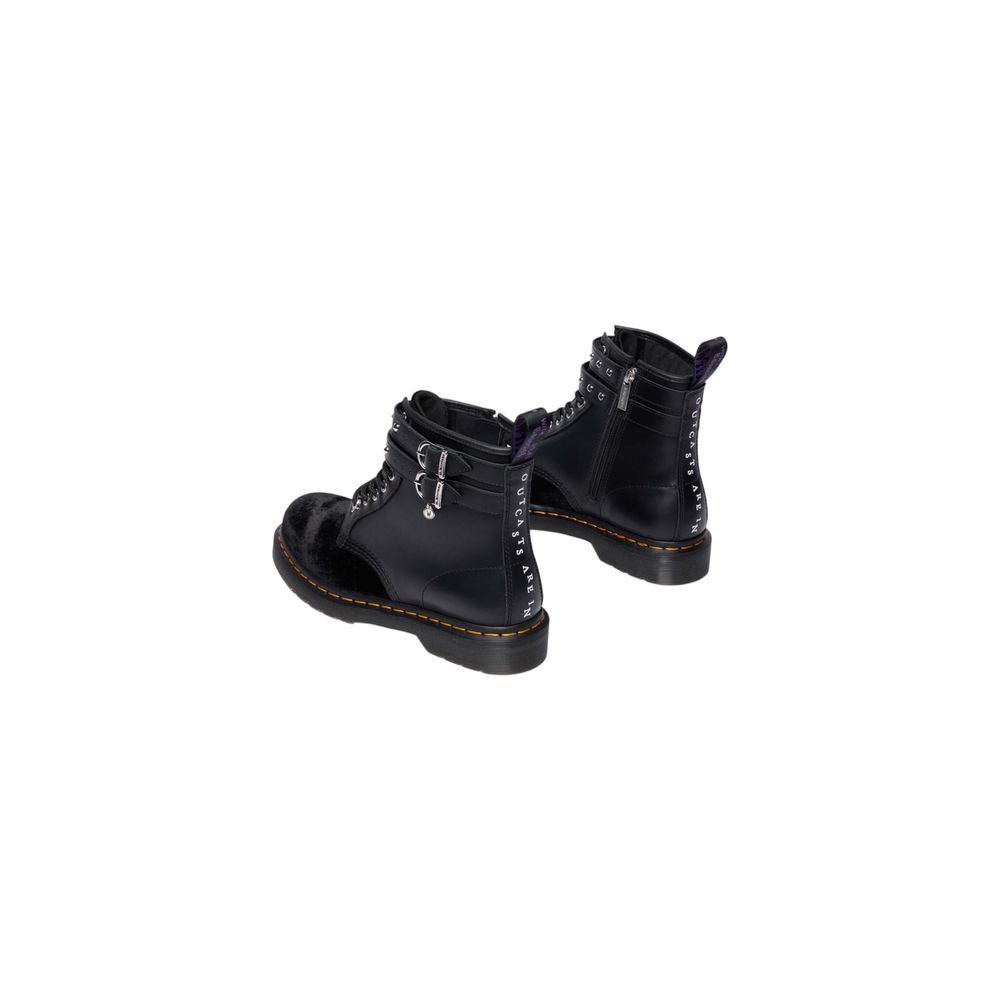 Dr. Martens Black Leather Lace-Up Boots