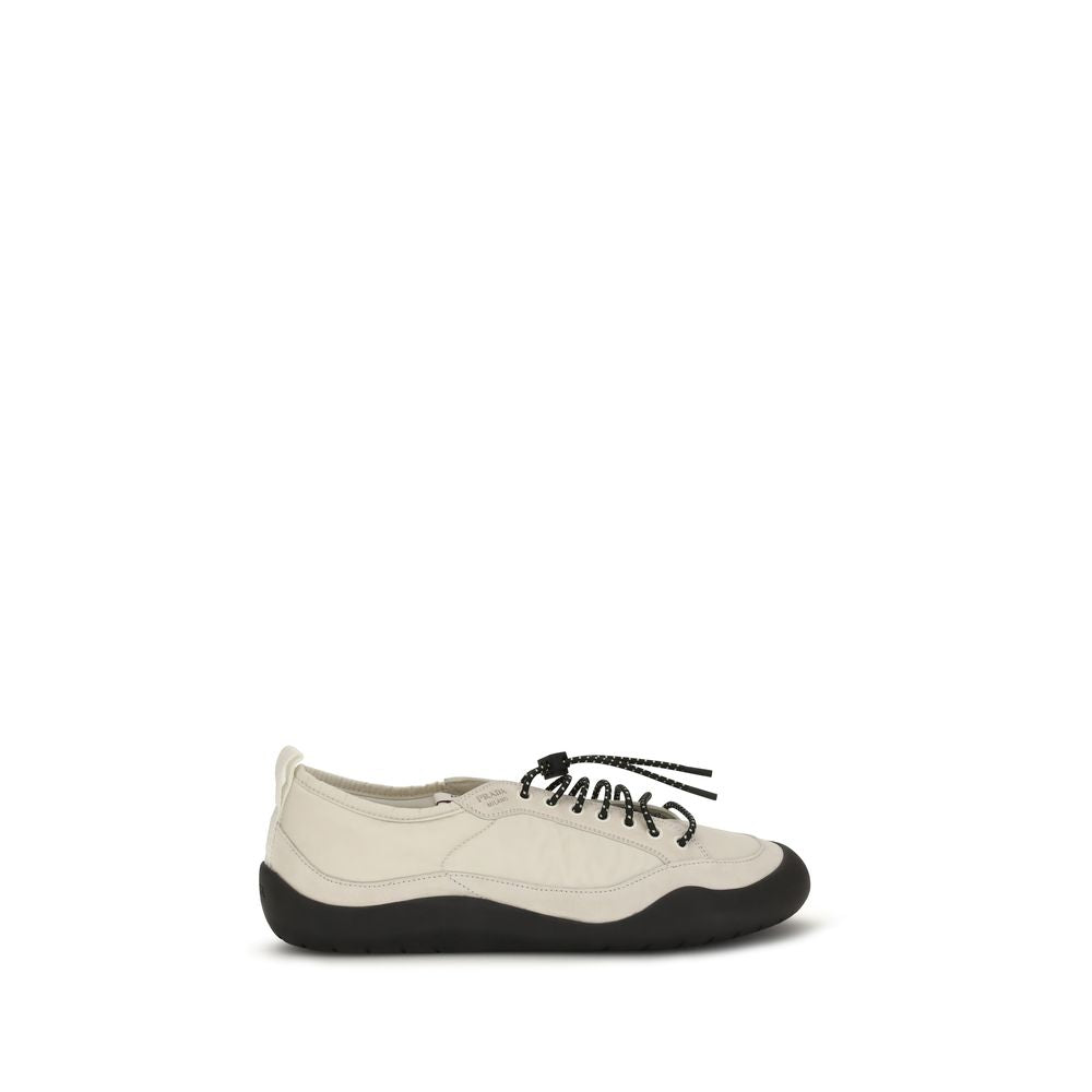 Prada Beige Fabric Athletic Sneakers