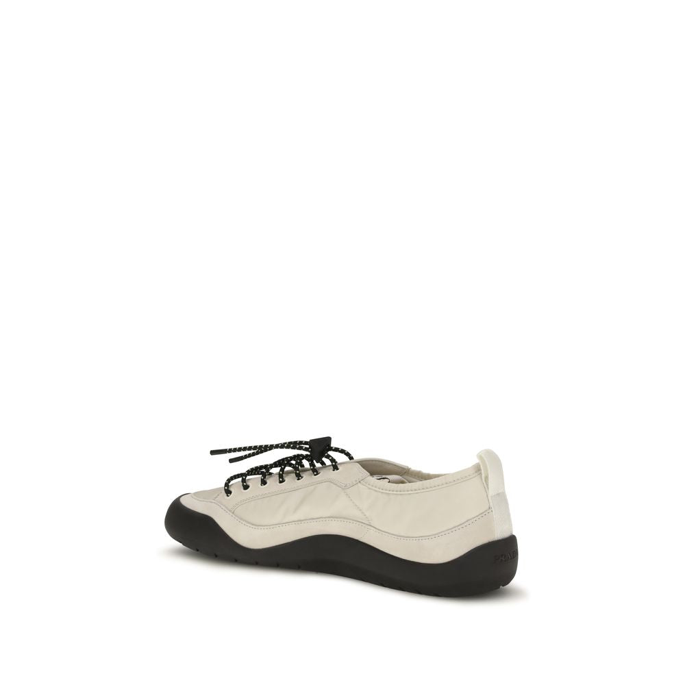 Prada Beige Fabric Athletic Sneakers
