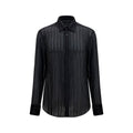 Gucci Black Silk Dress Shirt