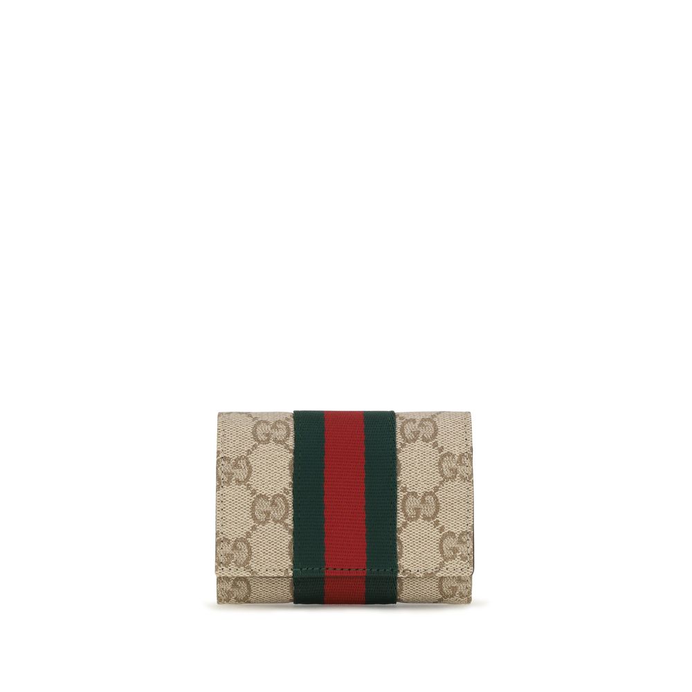 Gucci Beige Cotton Wallet