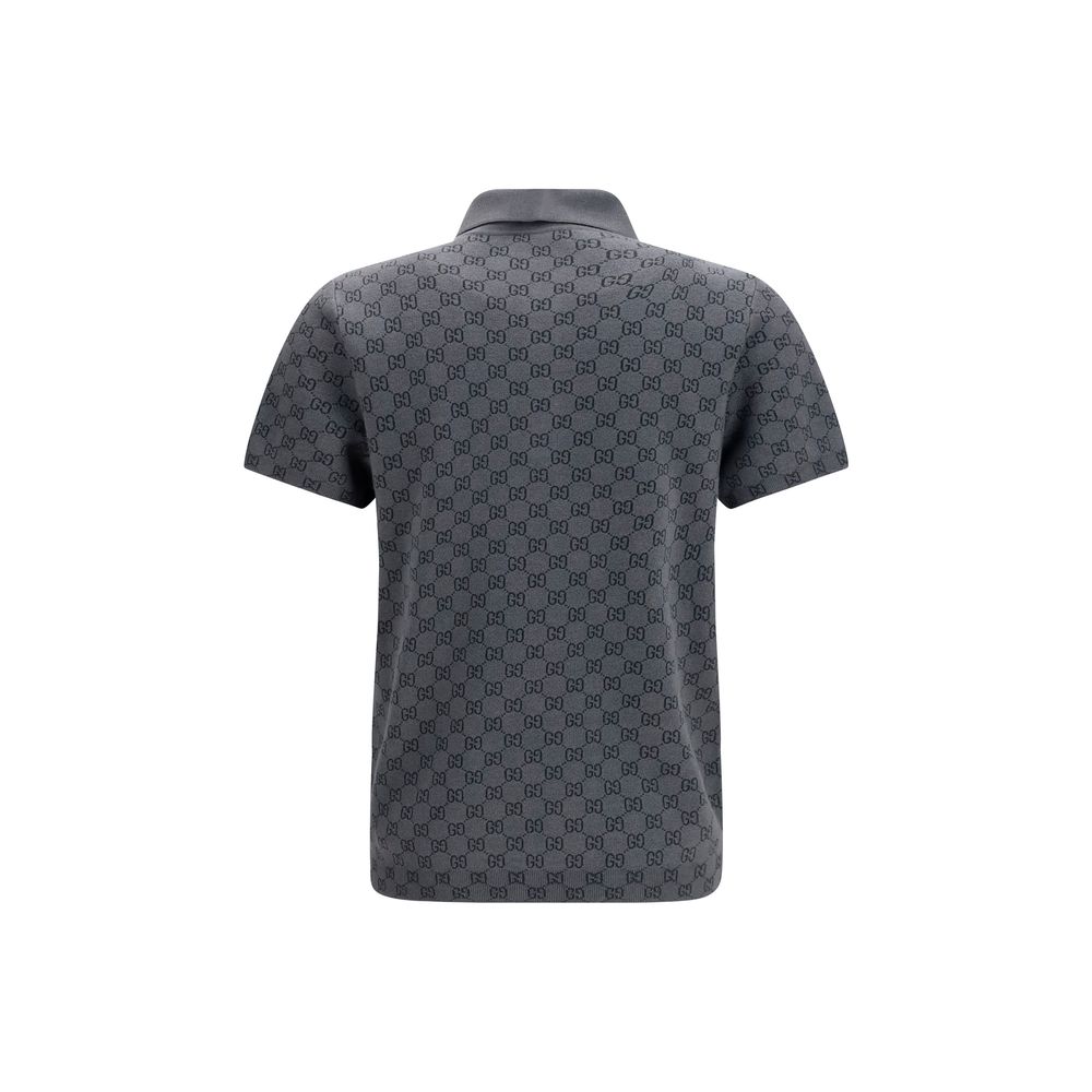 Gucci Gray Wool Oves Aries Polo Shirt