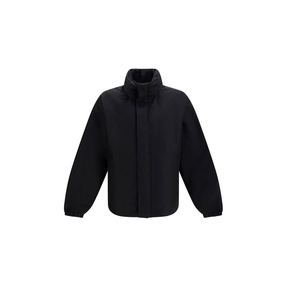 Gucci Black Cotton Full-Length Jacket