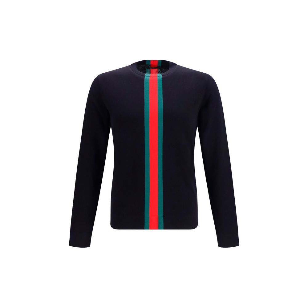 Gucci Blue Cotton Sweatshirt