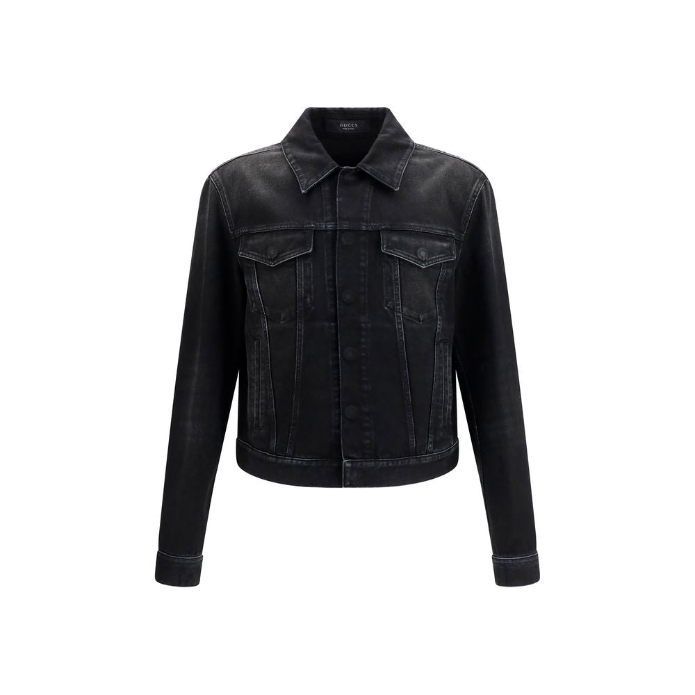 Gucci Blue Cotton Denim Jacket