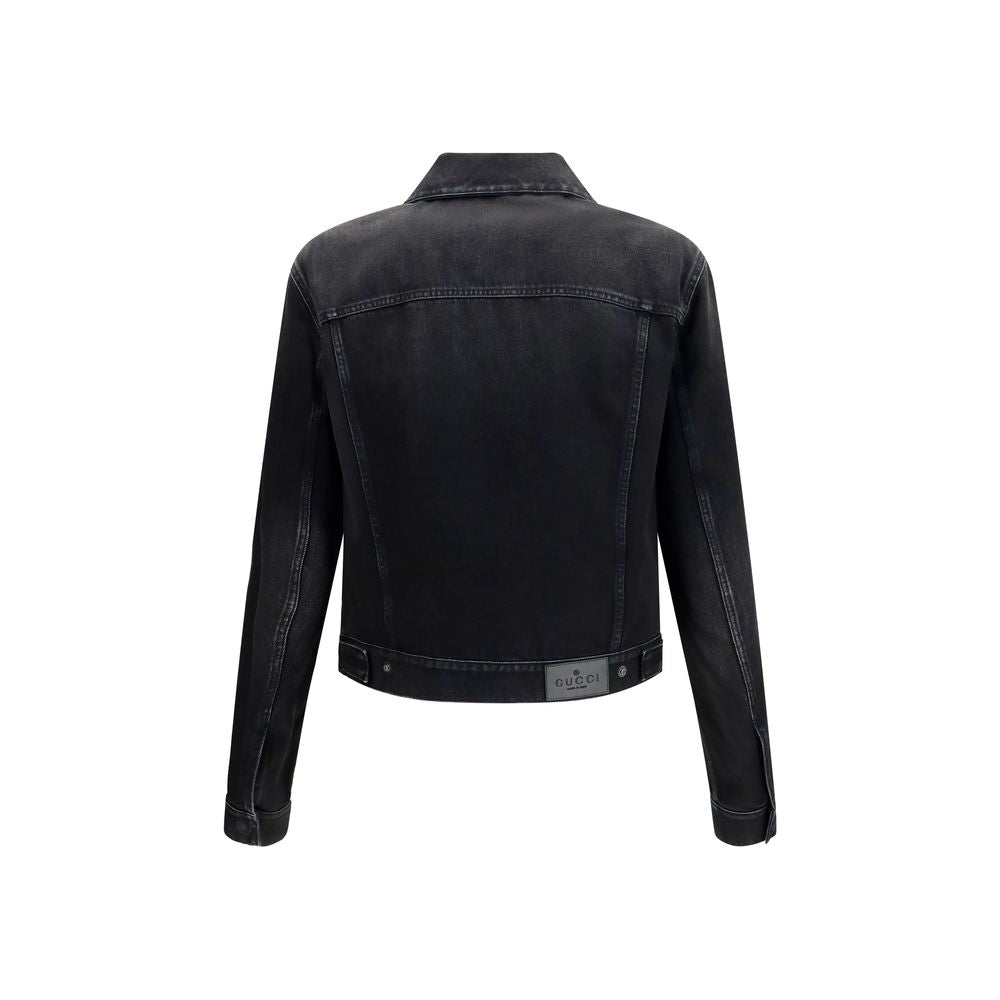 Gucci Blue Cotton Denim Jacket