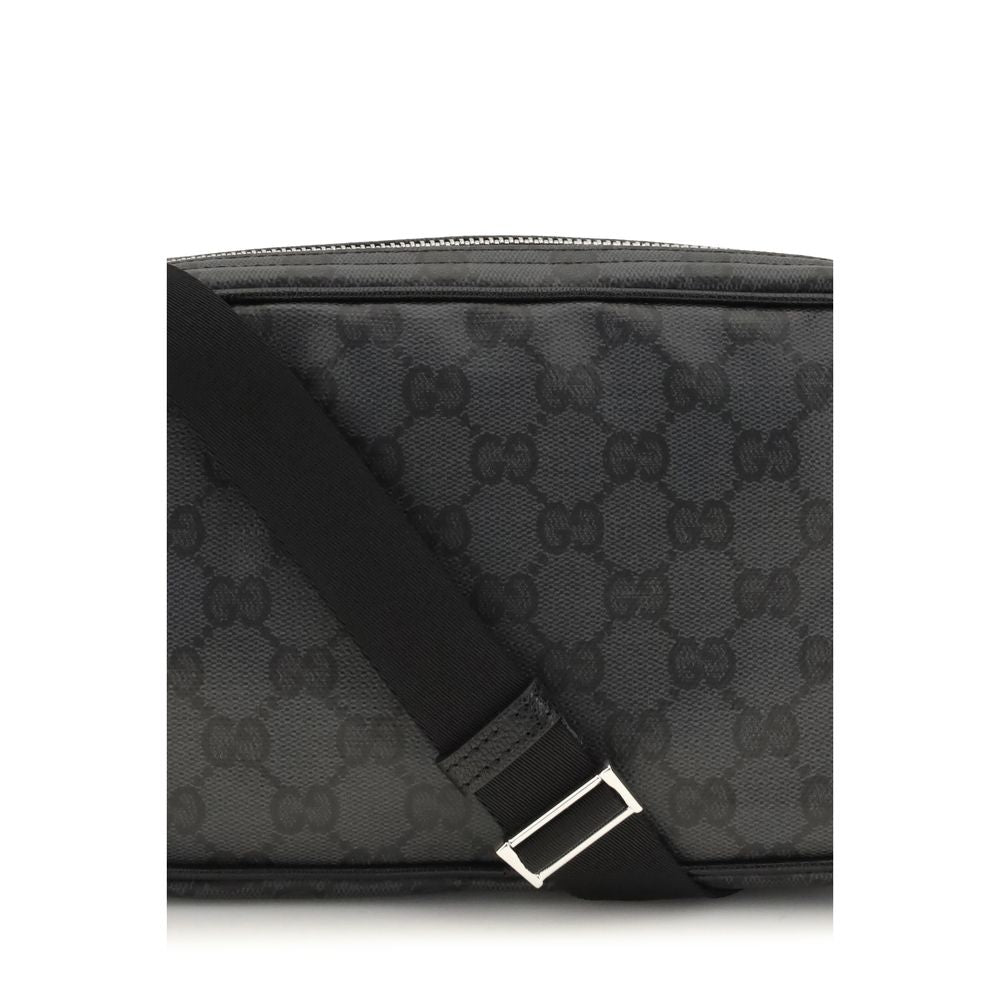 Gucci Black Cotton Shoulder Bag
