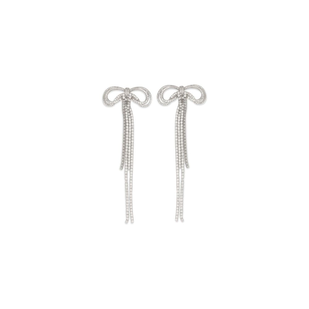 Self-Portrait Silver Brass Earrings